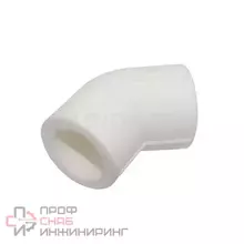 Угольник Pro Aqua PPR 45°, Ду40 ( Lunda к9233)