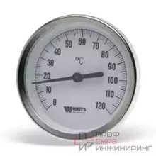 Термометр WATTS биметаллический, тип F+R801, T 100/100 Ду100