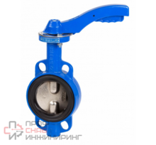 Затвор дисковый поворотный GENEBRE 2103 22 DN350 PN10, корпус - GJL-200 (GG20)  диск - GJS-400-15 (GGG40)  уплотнение - EPDM, М/Ф, редуктор, шток 22мм