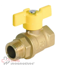 Кран шаровой БАЗ 11Б27п Ду15 А11/1 газ вр/нр бабочка никель