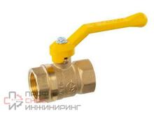 Кран шаровой для газа Галлоп СТАНДАРТ мод. 220 DN20 ВВ рычаг