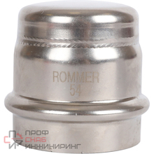 Заглушка Rommer ВПр 54 из нержавеющей стали