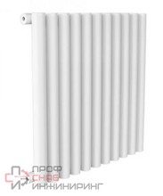 Трубчатый радиатор КЗТО Гармония А40 1-500-24 нп прав RAL9016, 1440 Вт, подключение нижнее справа, монтаж на стену