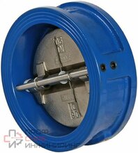 Затвор обратный двустворчатый ЗОД Ду65 межфланцевый Ридан