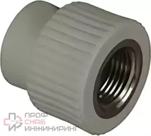 Муфта TEBO сер. PP-R комбинированная 32x1/2" ВР (20/120)