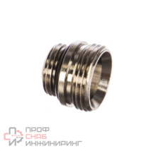 Ниппель переходной с уплотнением Elsen 1/2"Oring - 3/4"ЕК никелированный