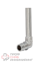 Угольник 90° с хромированной трубкой для системы GX 20х1 (L-300 мм) Giacomini