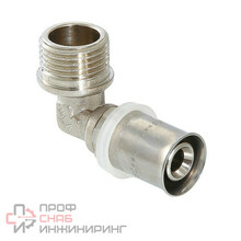 Пресс-фитинг – угольник Valtec VTM.253.N.001605 с переходом на наружную резьбу