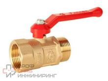 Кран шаровой латунный 3/4 г/ш ПРАКТИК Галлоп ручка
