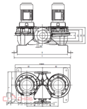 Насос DAB DCP-G 80-2050/A/BAQE/4 - IE3