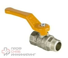 Кран шар Dist лат газ Стандарт Ду15 Ру40 м/р полн рыч 421Р