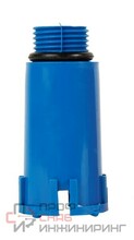 Заглушка 1/2", Henco PLUG04-B80, резьба, нар., полипропилен, длина 80 мм
