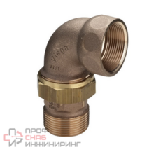 Американка угловая 90° 1 1/2"-1 1/2" Viega R2, 3088, резьба-резьба, вн.- нар., бронза