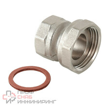 Фитинг резьбовой Valtec – полусгон с накидной гайкой и внутренней резьбой VTR.614.N.0504