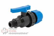 Кран шаровой ПНД 25х3/4" ц/ш ТПК-АКВА