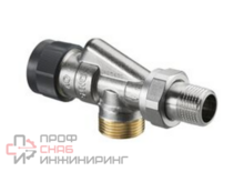 Вентиль Oventrop, серия A, осевой DN-15, 3/4", 1/2", Н ЕК-Н, никелированный