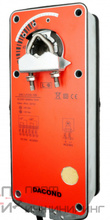 Привод воздушной заслонки Dacond DAC-LF 15 Н*м,  (2) 10В,  (4) 20мА, 2 концевых выключателя, 24В, с возвратной пружиной