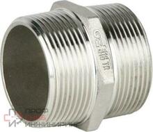 Ниппель переходной GENEBRE 0245 09 08, DN050 x DN040 (2” x 1 1/2")  PN20, корпус - AISI316 (CF8M)  НР-НР