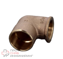 Угловой переход, Viega, пайка-резьба В 90 градусов бронза DN 28 х 3/4", модель 94090G