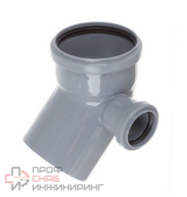 Отвод 110x45 с выходом 50 (правый) Политэк