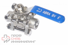 Кран шаровой полнопрох.св/св стандарт SS316 ABRA-BV61A-040