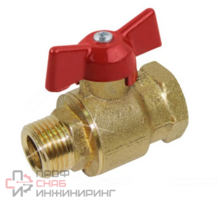 Кран шаровой Цветлит вн/нр резьба DN15 PN16 Тмакс = 150 ⁰С