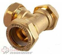 Тройник соединительный латунный Stahlmann 20Х20Х20 EF