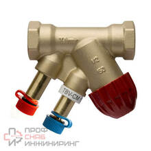 Комбинированный балансировочный клапан TBV-CMP NF, норм расход, DN20, внутр резьба, PN16, AMETAL