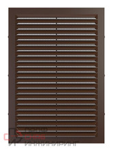 Решетка накл. ERA 1724C, коричневая