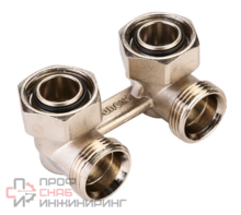 Узел подключения запорный Sanext , 3/4"х3/4", угловой, евроконус