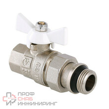 Кран шаровой VALTEC BASE с полусгоном и дополнительным уплотнением VT.227.NRW.04