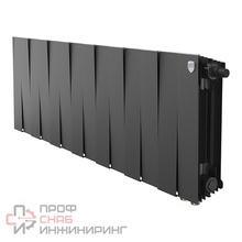 Радиатор биметаллический Royal Thermo PianoForte 300 Чёрный - 14 секц., Новый