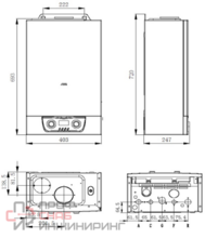 Котел газовый настенный Mizudo GB M20T 20 кВт