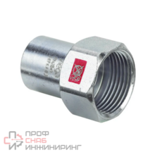 Переходник 28-1", 1112.1, труба-резьба, вн., сталь оцинкованная Viega Prestabo