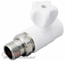 Кран шаровой Valfex PPR для радиатора ПРЯМОЙ Ø-25x3/4" (50/10)
