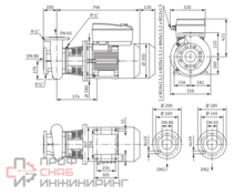 Насос Wilo CronoBloc-BL-E 65/190-18,5/2-R1