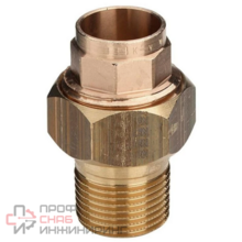 Разъемное соединение бронза-латунь с переходом на резьбу DN 35х1 1/4; Нр Viega