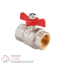 Кран шаровой MVI Premium ВВ бабочка 3/4" полнопроходной PN40