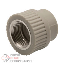 Муфта комб. вн 25х3/4'' EVER® plast серый