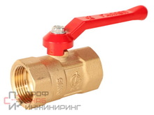 Кран шаровой латунный 3/4 г/г ПРАКТИК Галлоп ручка