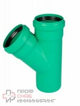 Тройник Ostendorf наружный 110х110 45гр. усиленный KG2000EA