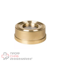 Клапан обратный тарельчатый Zetkama DN100, PN16, корпус - CW612N, диск - AISI316Ti, уплотнение - CW612N, М/Ф