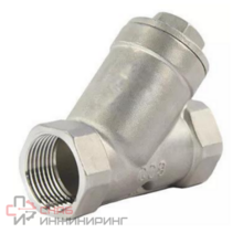 Фильтр сетчатый Dn.ru FMY3232P-T 2 1/2ʺ Ду65 Ру16, Y-образный, корпус - нержавеющая сталь 316, резьбовой