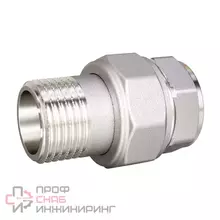 Сгон разъемный (американка) LD Pride DN32 (1 1/4") ВР/НР латунь никель с биркой