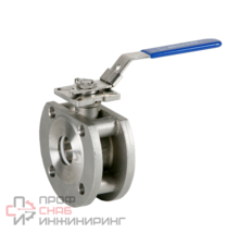 Кран шаровой полнопроходной GENEBRE 2118 11 DN080 PN16, CF8M / CF8M / PTFE+15% GF, М/Ф, ISO 5211, рукоятка-рычаг