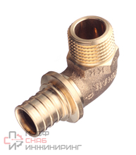 Угольник-переходник Rehau НГ, 20, 1/2" бронза (RX+)