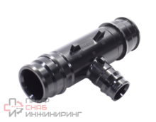 Тройник 32-20-32, WAAG Xpand, обж.кольцо-обж.кольцо, полифениленсульфон