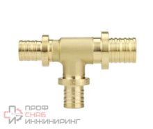 Тройник VARMEGA Slide-fit латунный переходной 25 × 20 × 20