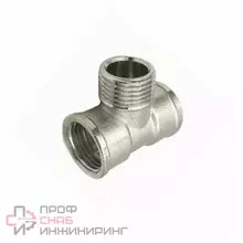 Тройник SantechSystems латунь/никель Ду 15 ВР/НР/ВР