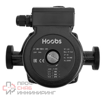 Насос циркуляционный Hoobs CT 25-80S 180мм 180Вт 1x230В 50Гц (с гайками, чугун)